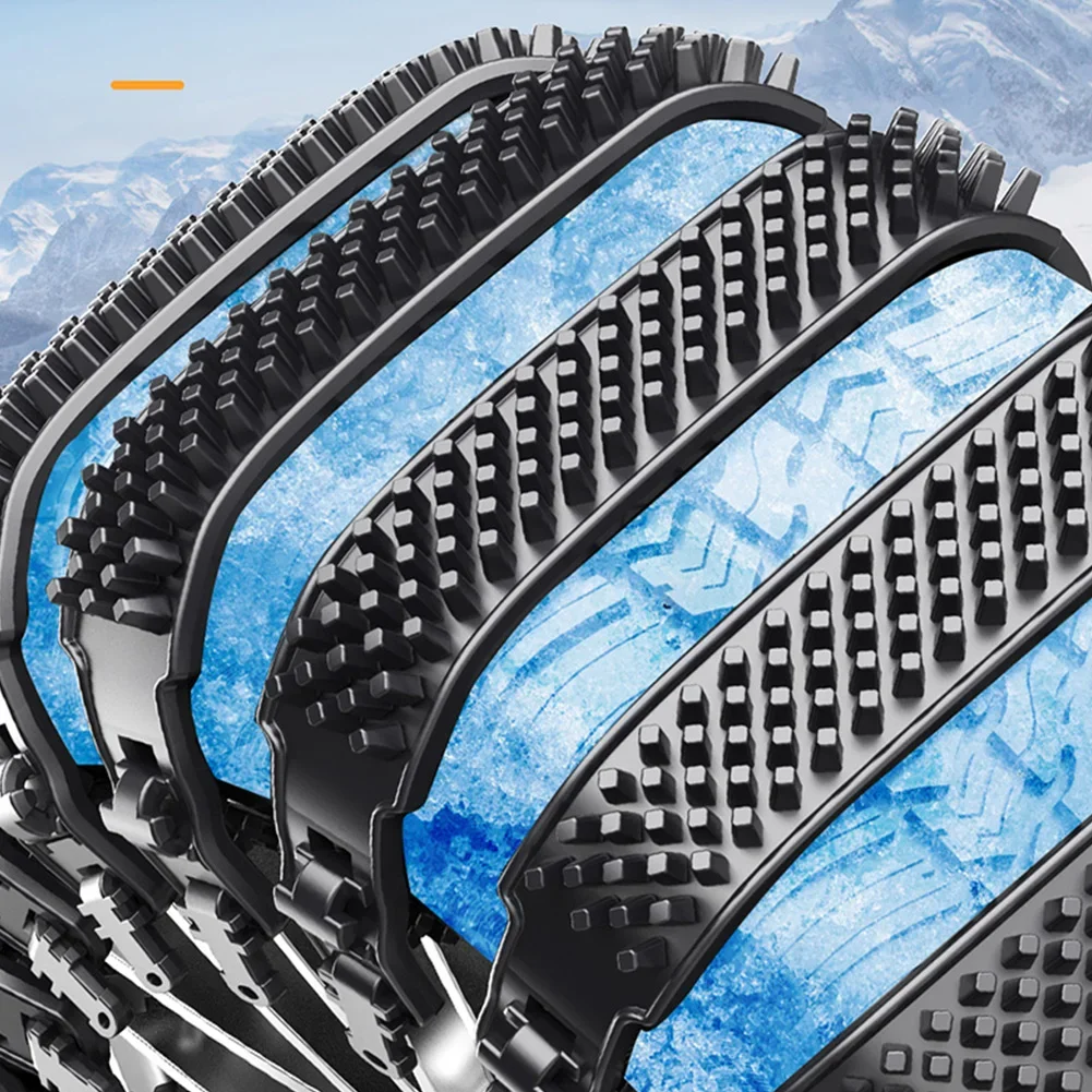 Car Tires Anti-skid Chain Thicken Winter Wheels Chains Strong Toughness Tire Nonskid Chain Truck SUV Off Road Accessories