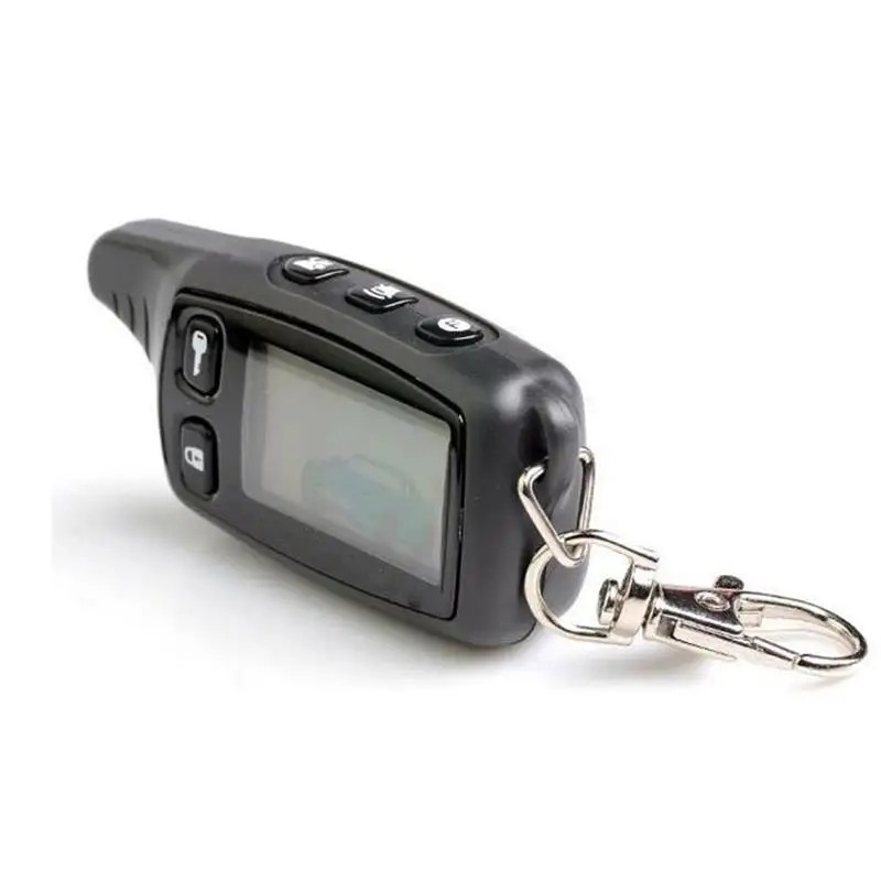 양방향 TW-9010 LCD 리모컨 키 및 실리콘 키 케이스, 러시아 키 체인, TW 9010, 양방향 알람, Tomahawk TW9010