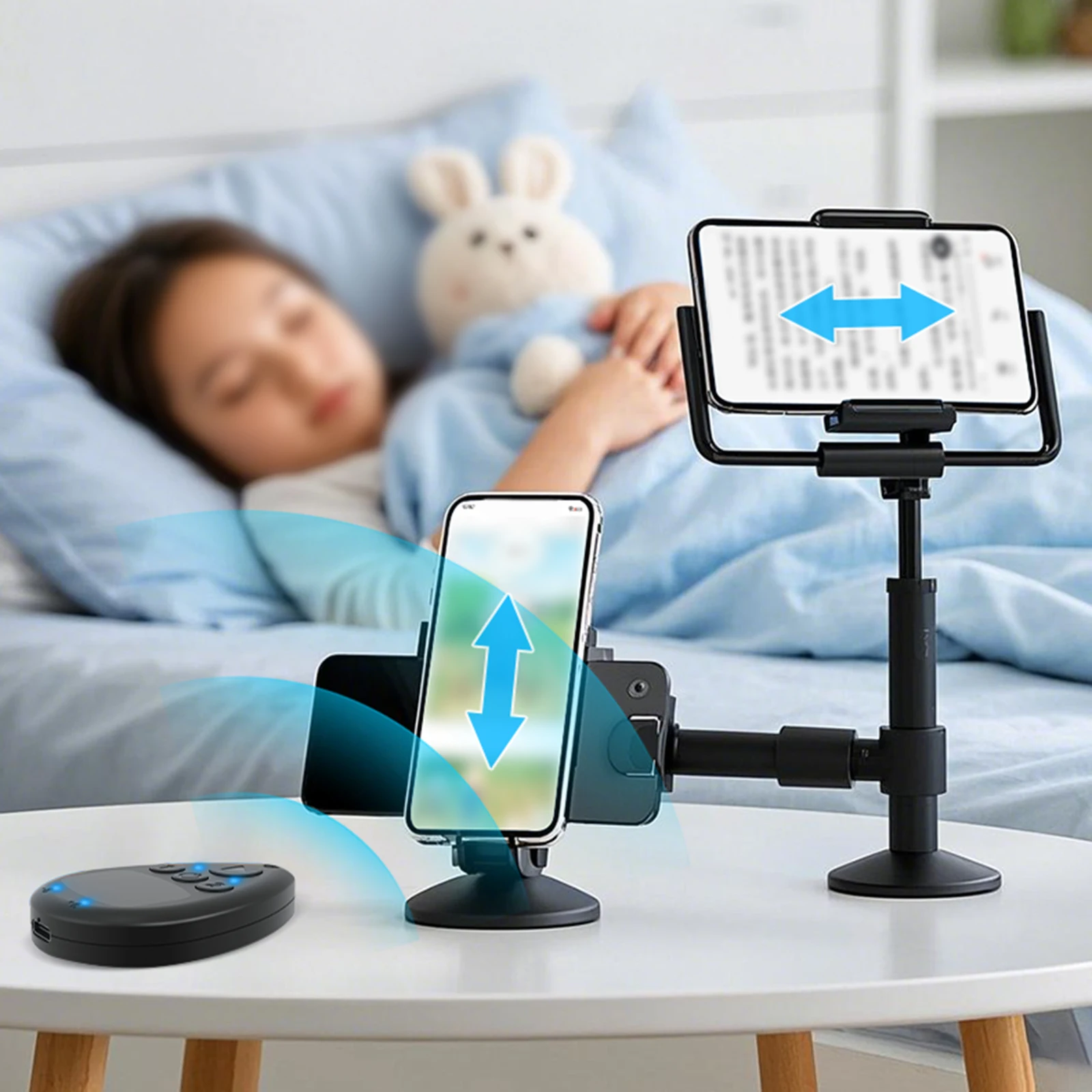 Finger Clicker with Battery Hands Free Silent & Adjustable Speed Phone Automatic Clicker Remotel Clicker for Smartphones