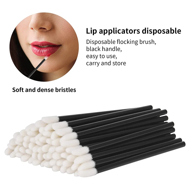 Lip Brush 500/1000PCS Lip Wands Applicators Disposable Lip Brush Lipstick Brush Gloss Applicator Wands Makeup Applicator Beauty Tool makeup brush,makeup tool