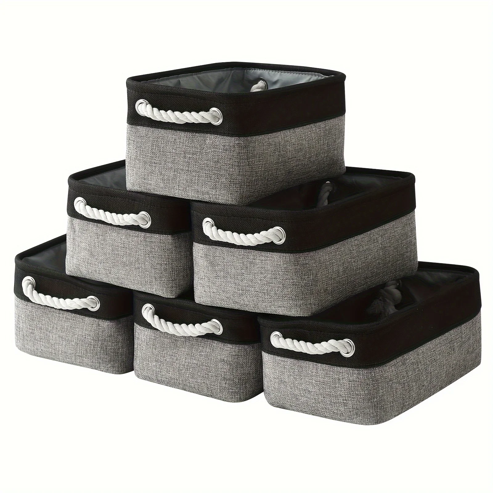 Foldable Small Storage Baskets, Which Are Fabric Storage Cubes Used for Organizing Clothes, Can Also Be Used To Decorate Toys. 3