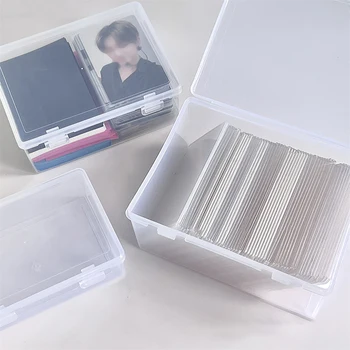 New 1/2pcs New Transparent Plastic Boxes Playing Cards Container PP Storage Case Packing Poker Game Card Box For Board Games
