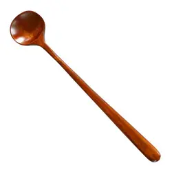 Eco-Friendly Wooden Spoon and Fork Set - Natural Tableware for Cooking (Brown)