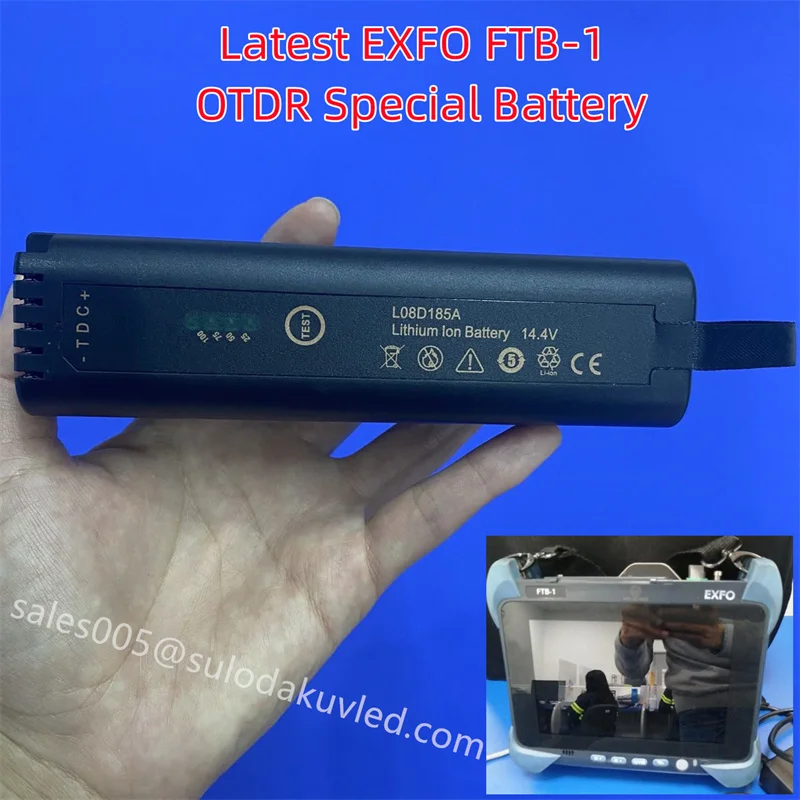 Original L08D185A Battery for EXFO FTB-1 OTDR Lithium Lon Battery 14.4V 5200mh with Charger 2 in 1 Battery Charger Set retevis rt622 rt22 original new walkie talkie battery li ion 3 7v 1000mah walkie talkie battery j9121b