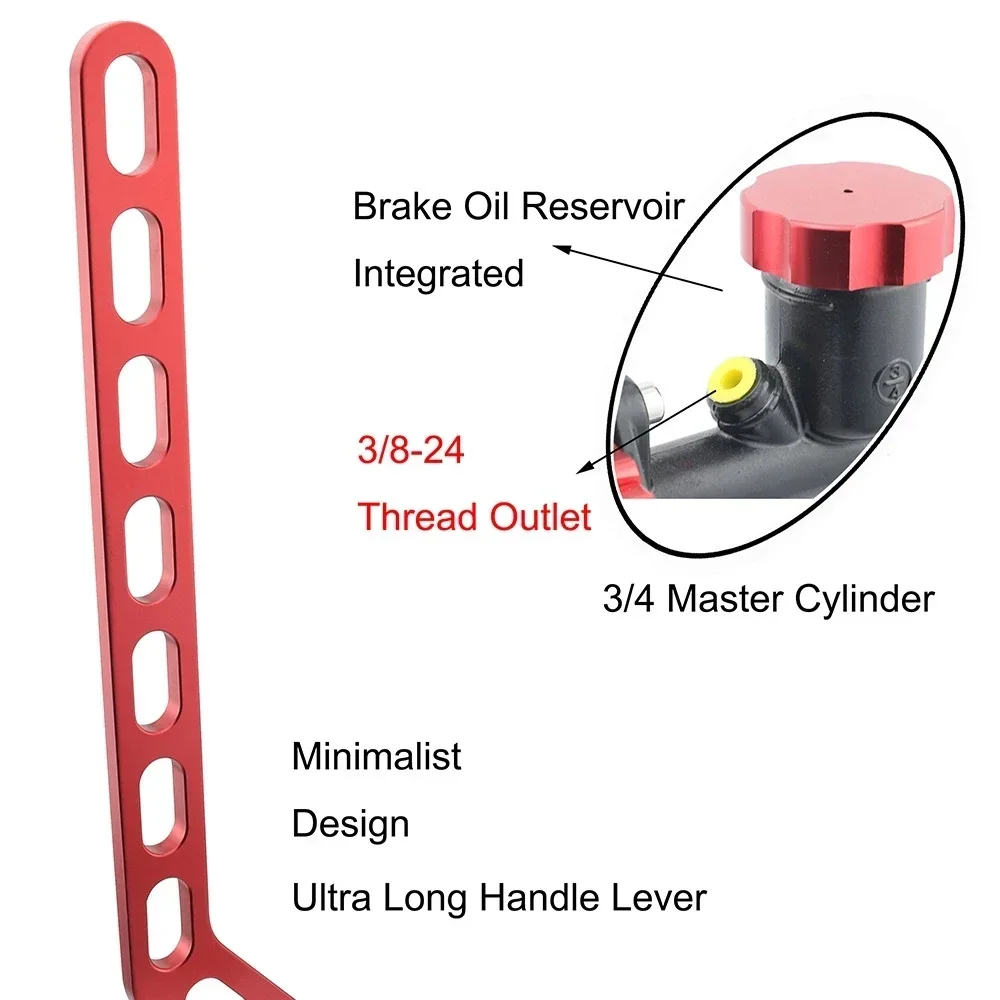 Car Handbrake Lever Gear Hydraulic Parking Brake Run Deriva Aluminum