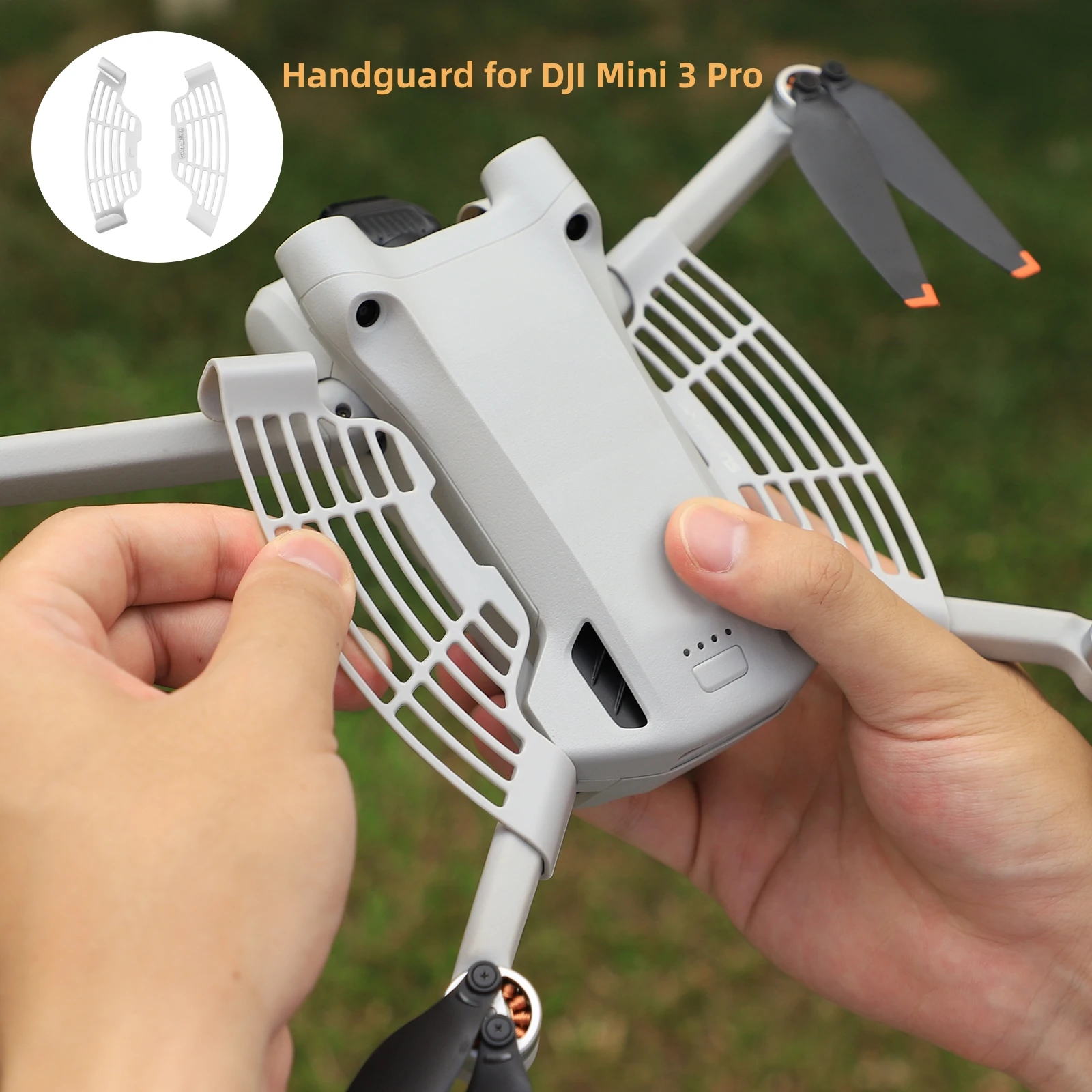 For Dji Mini 3 Drone Hand Guard Safety Guard Bezel Handheld Takeoff