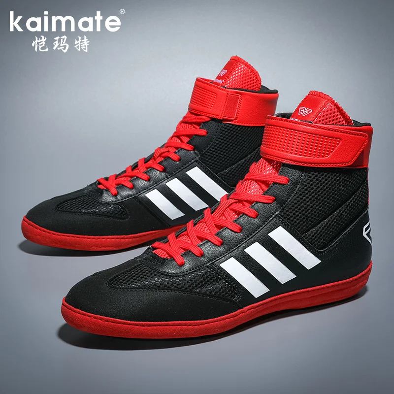 Adult boxing shoes Anti-slip Breathable Men's Wrestling Shoes Professional Training Original Equipment Wrestling Boots