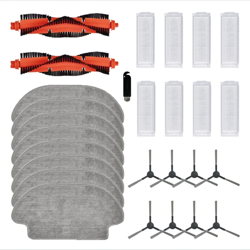 

Main Brush Side Brush Mop Pad HEPA Filter For Xiaomi Mijia Robot Vacuum Mop 3C B106CN STYJ02YM Replacement Accessories