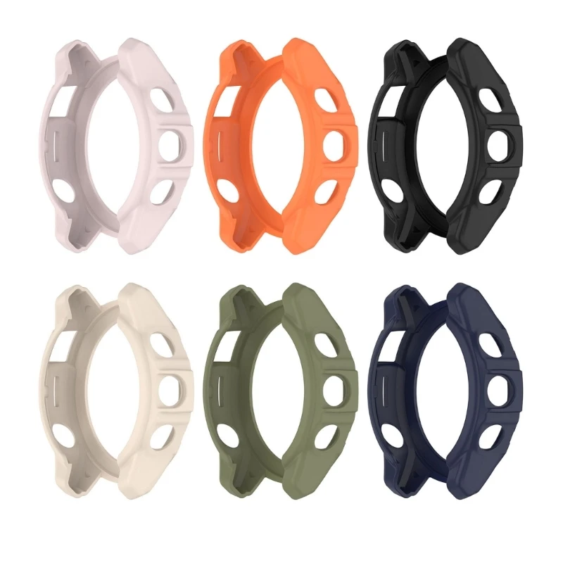 

Colorful Silicone Cover Sleek Silicone Case Watch Rrotective Case Half Portector Suiatble for GarminEPIX pro 47MM DropShipping