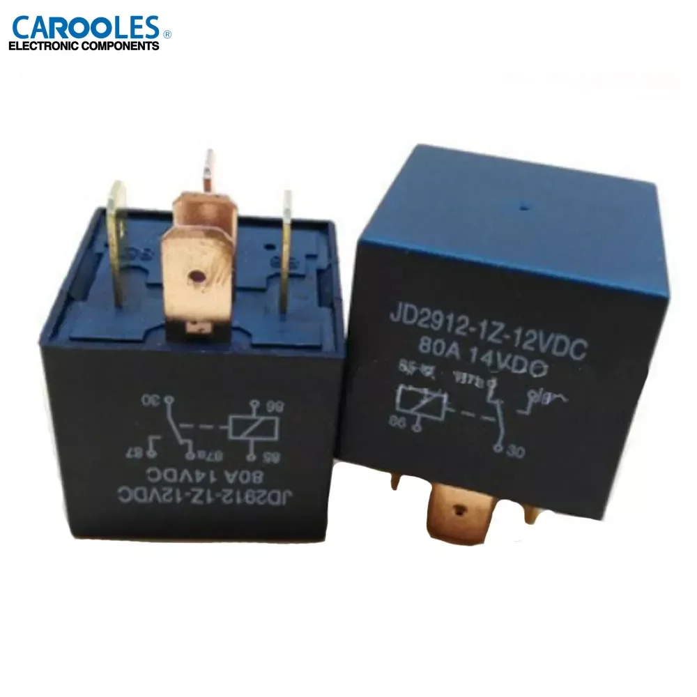 Relè 12V 5 Pin Relè Per Auto 80A Camion Barca Furgone Veicolo Relè Automobilistico 12V Interruttore Modello Jd2912-1Z-12Vdc 80A 14Vdc [2 Pack]