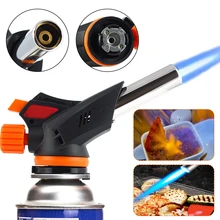 

OriginalInvertible Butane Torch Gas Flamethrower Adjustable Flame Automatic Ignition Gas Burner Grilling BBQ Camping Hiking Tool