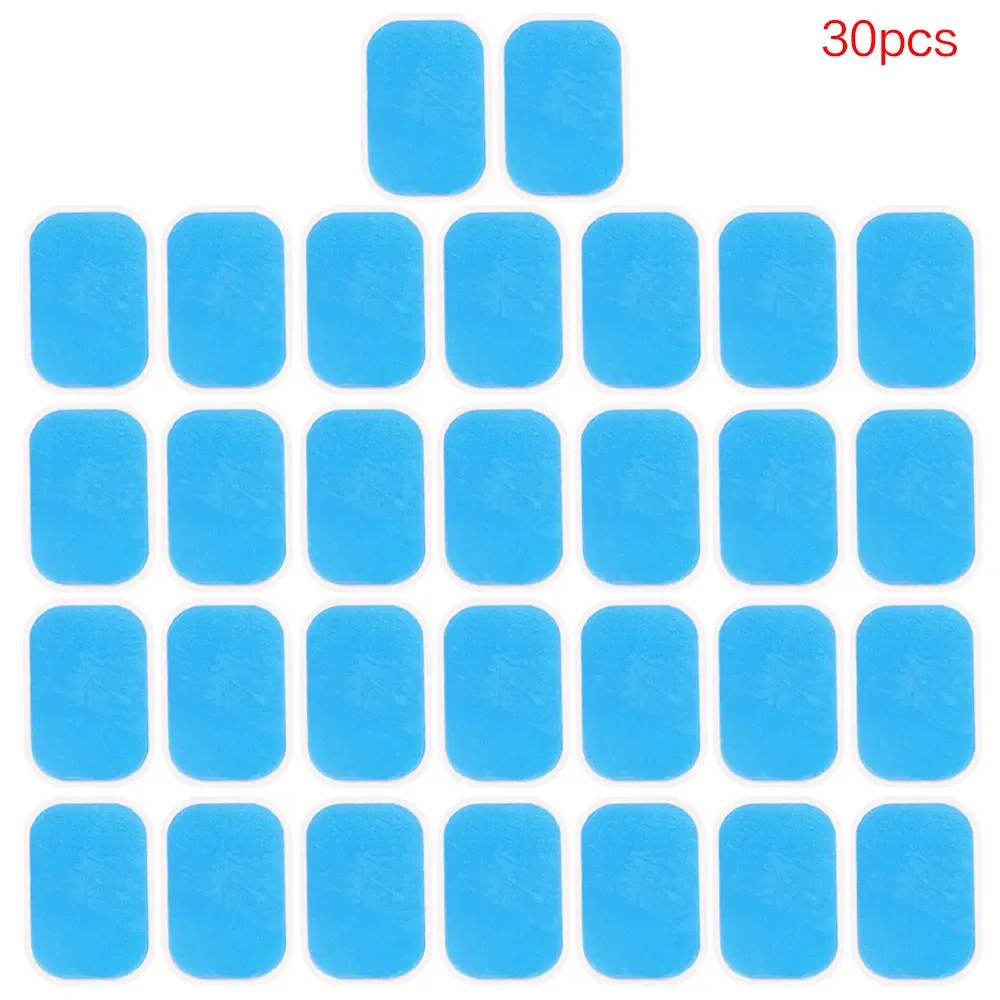 Pack of Gel Pads for EMS Abdominal Muscle Stimulators - Hydrogel Stickers for Fitness and Slimming Massage Devices