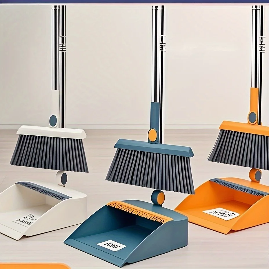 2-Piece Broom & Dustpan Set 1