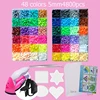 Hama Beads Box Embalagem Thermal mosaic Ferro Educação Beads, Ironing beads Fuse Beads Brinquedo DIY, 24 48 72 Cores 2.6MM 5MM 5