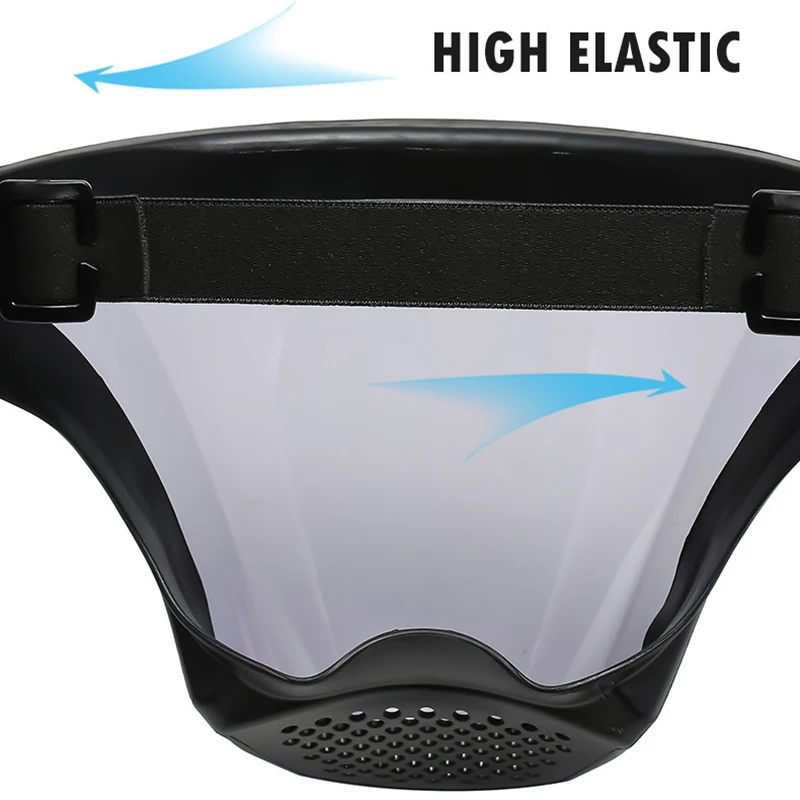 Anti-fog Anti Splash Full Face Protection Anti Droplet Mask Head Wear Glasses Space Spherical Goggles Full Face Protective Glass Disposable Face Mask Kn95 Mask