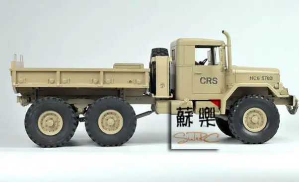 Crossrc hc6 1/12 scale rc simulation American military truck 6x6