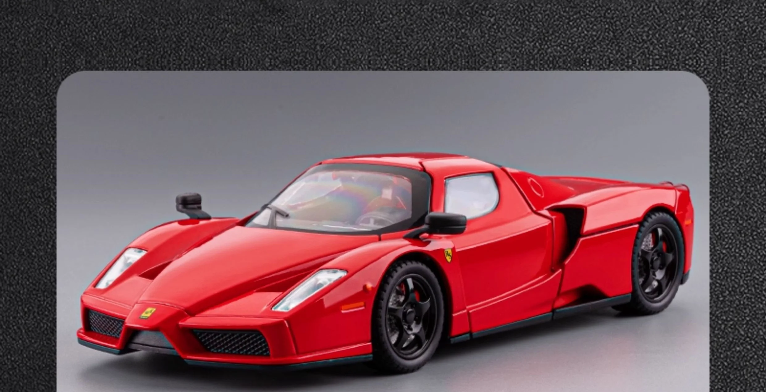 Se97f722cd840422c99fc7c862d80ef120 1:24 ENZO Alloy Sports Car Model Diecast Metal Racing Super Vehicles Car Model High Simulation Sound and Light Children Toy Gift