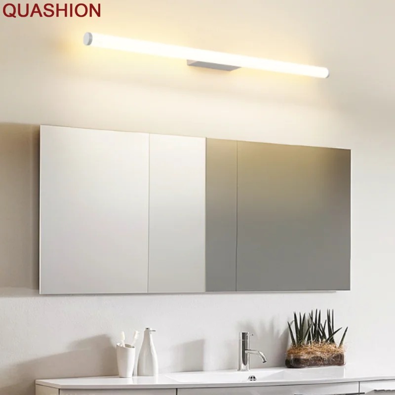 Nordic Simple Wall Light Bathroom Bathroom Telescopic Mirror Cabinet Light Mirror Headlight Makeup Light Bathroom Mirror Light