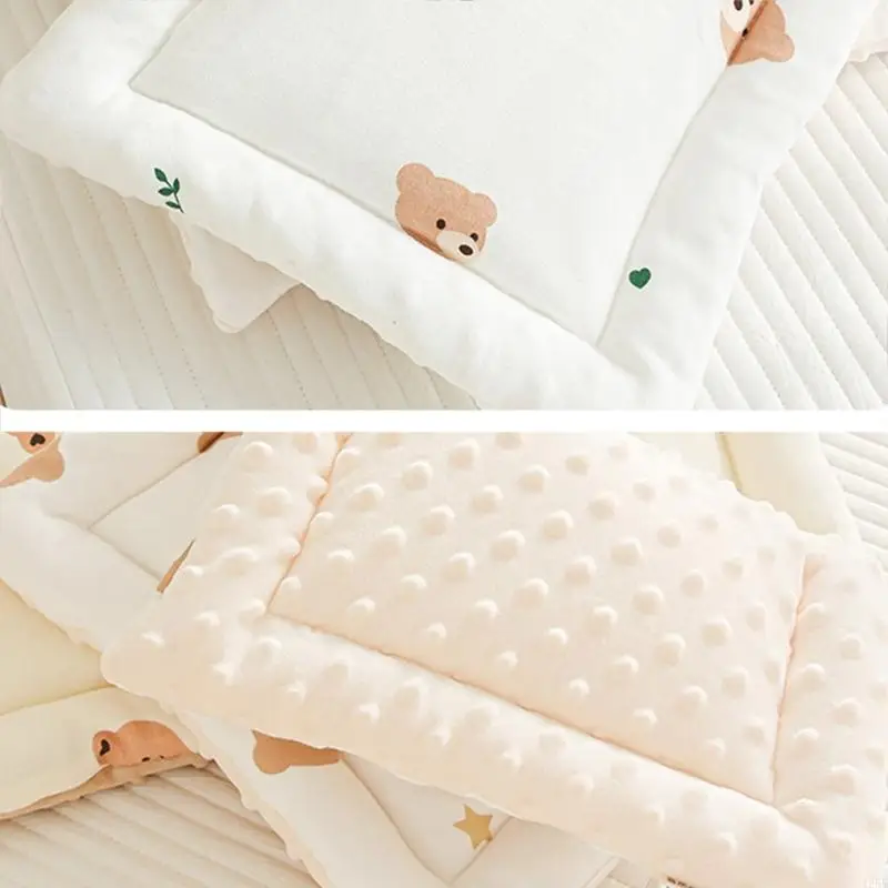 Safe & Gentle Sleep Support Cotton Pillow Lightweight Child Headrest Present 425F