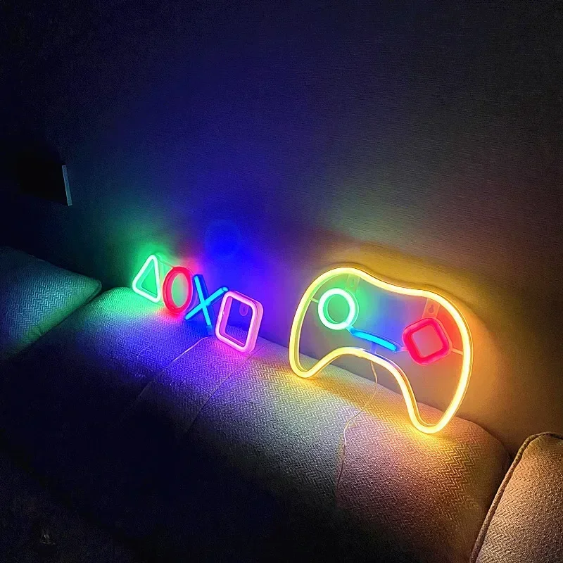 Enseigne Lumineuse Néon GAME ZONE - Alimentation USB, Réglable, Décoration Chambre Gamer