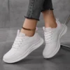 2024 Woman Tennis Sneakers Fashion New Comfort Sports Board Shoes Casual Shoes Female Spring Summer Ladies Female Women Shoe PU 2