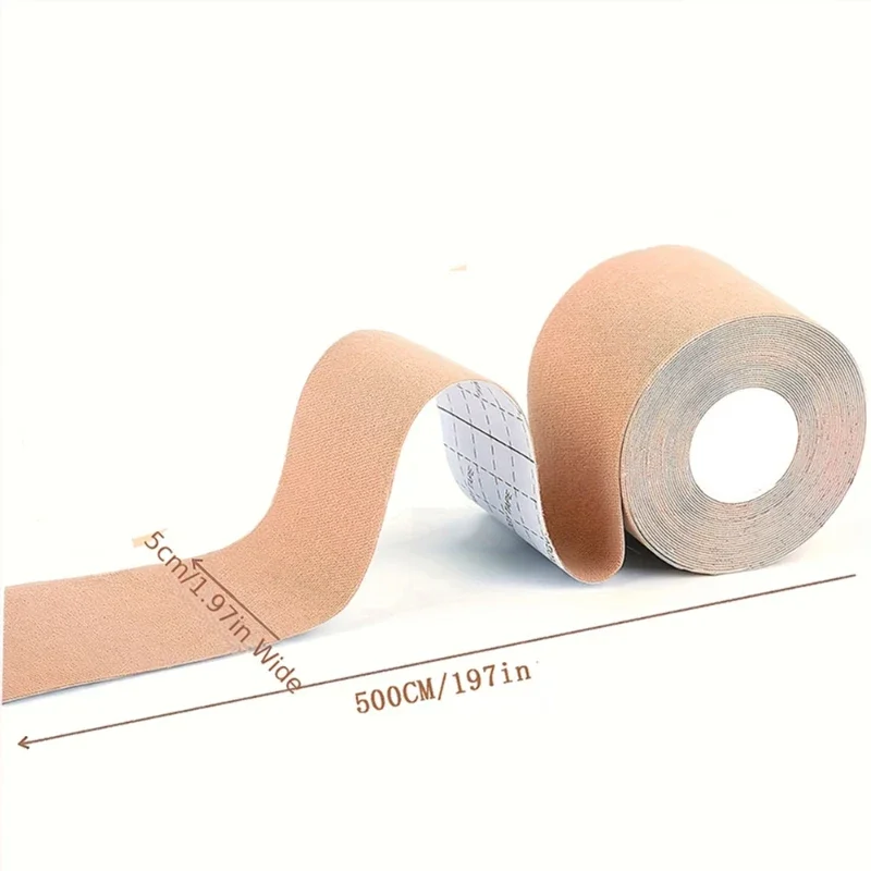 Elastic Breast Lifting Tape, Skin Tone Invisible, Breathable, Traceless, Anti Sagging, Gathered Milk-Perfect for Strapless 3