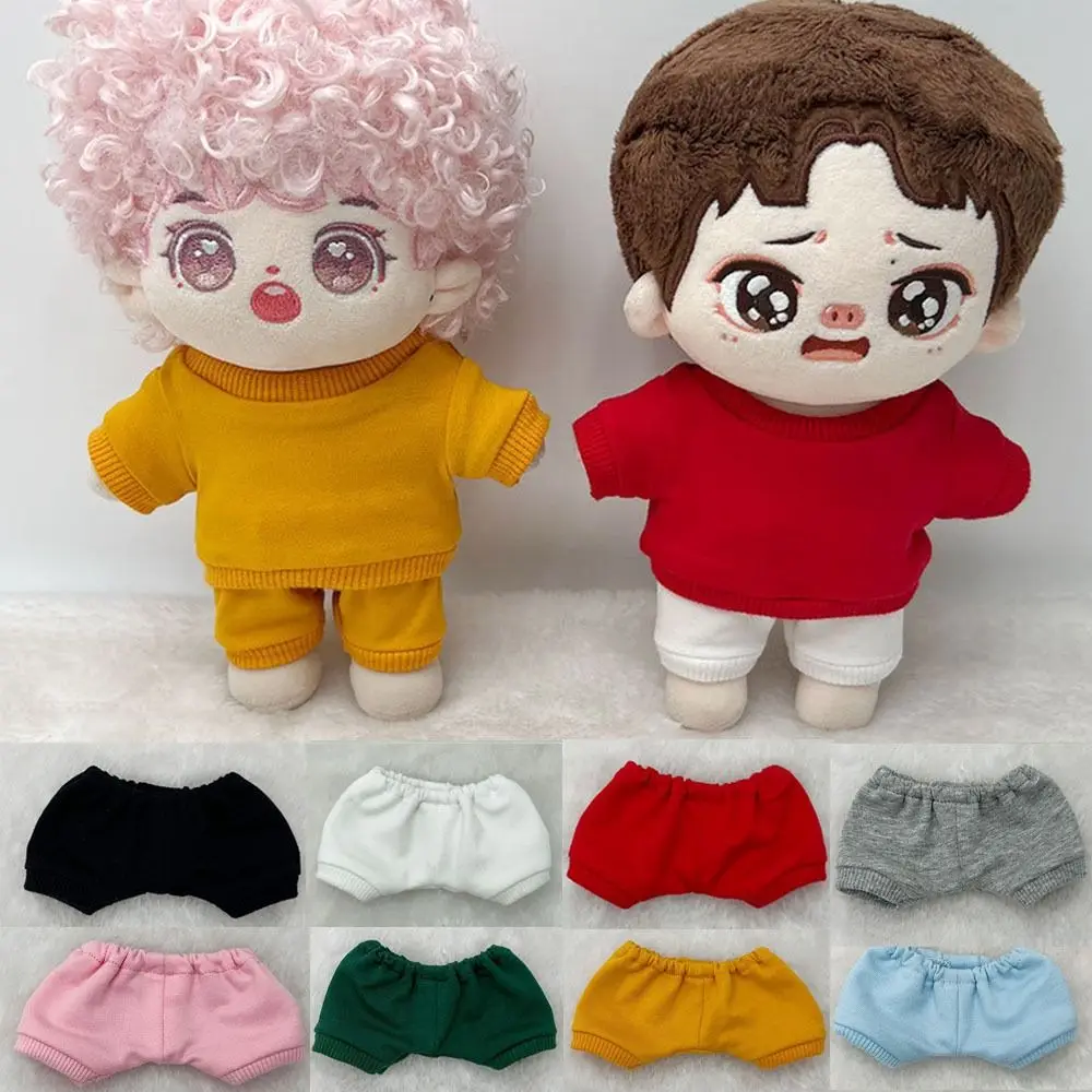 10CM Doll Pants Candy Color Casual Shorts Versatile Sport Trousers For 1/11 1/12 OB11 Dolls Wear Kids Toy Dolls Accessories