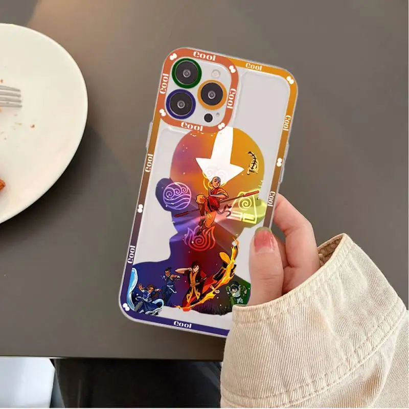 Anime Avatar The Last Airbender Phone Case for iPhone 11 12 13 Mini Pro Max 14 Pro Max Case shell