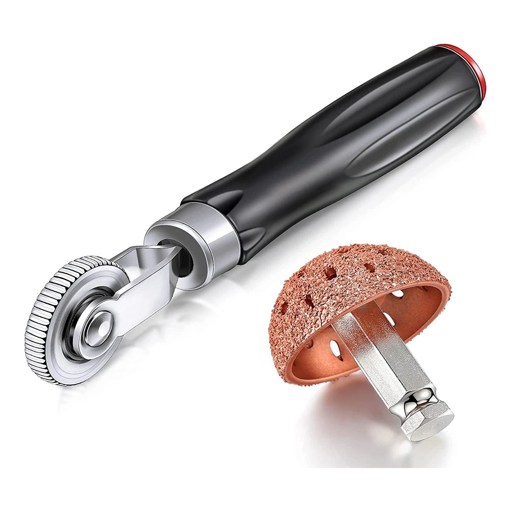 

Tire Repair Patch Tools Kit Tire Patch Roller with Tire Wheel Repair Grinding Head Buffing Wheel (42 mm)