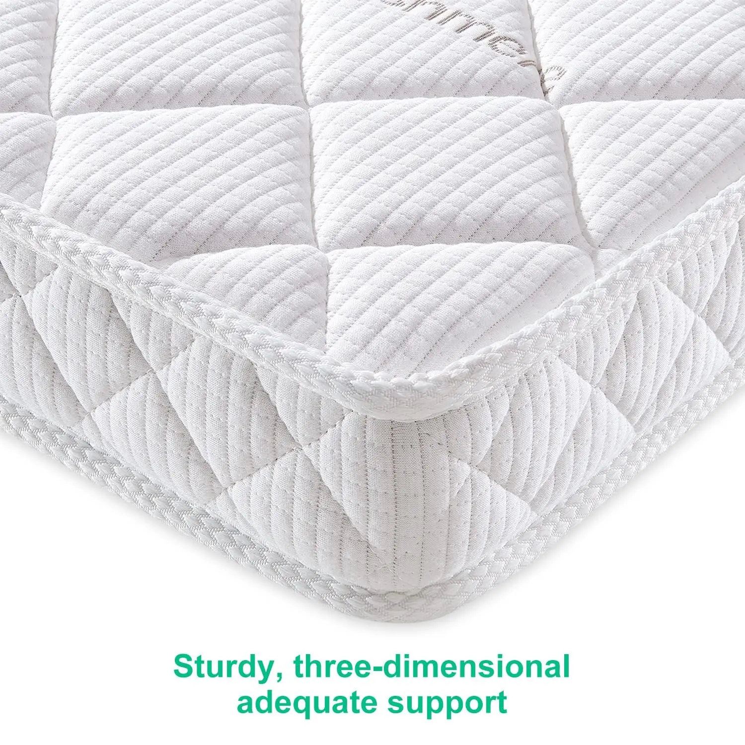 Premium Crib & Toddler Mattress,100% Knitted Fabric, Premium Fleece Surface-Hypoallergenic, 5" Thick Firm Soft Crib Mattress