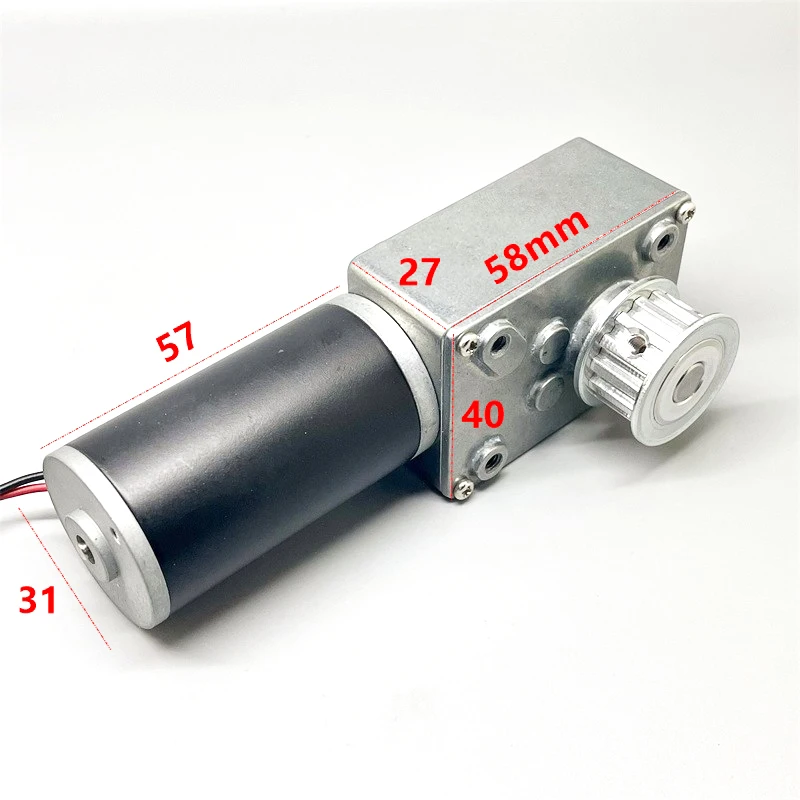 Moteur d'entraînement 5840-31ZY pour moteur à engrenage à vis sans fin à courant continu, moteur à couple élevé autobloquant pour outils d'impression, Machine-outil CNC