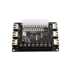 Enhanced ATX Power Supply Breakout Board with Acrylic Case - Multi - Voltage Module Adapter (Without case)