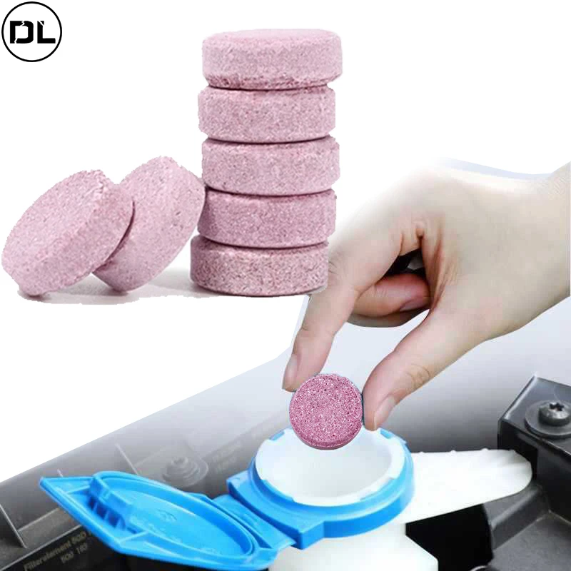 

Concentrated Tablets Detergent Car Windshield Cleaning Effervescent Tablets Ultra-clear Wiper Glass Cleaner Car Acessories