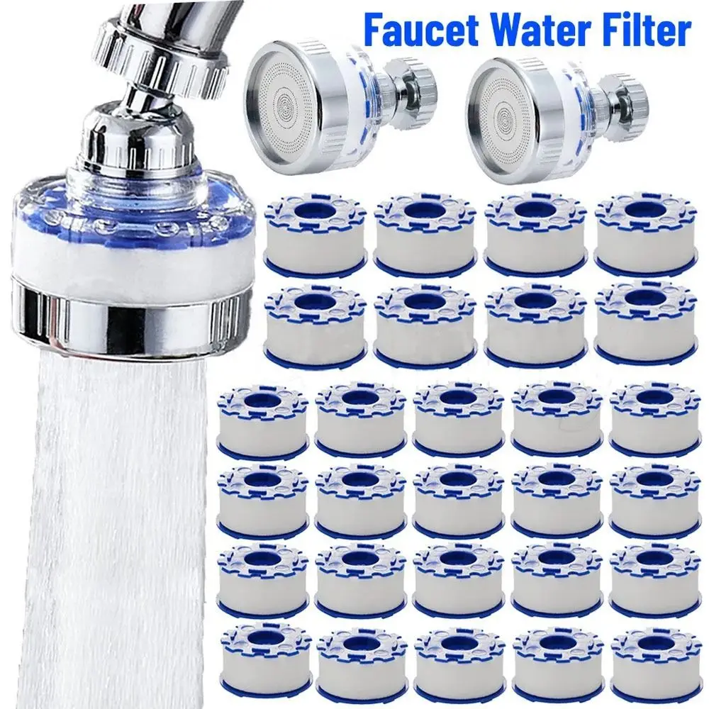 360 Degree Rotating Faucet Extension Splash-proof Shower Supplies Water Filter Home Use with Universal Adapter Faucet Nozzle