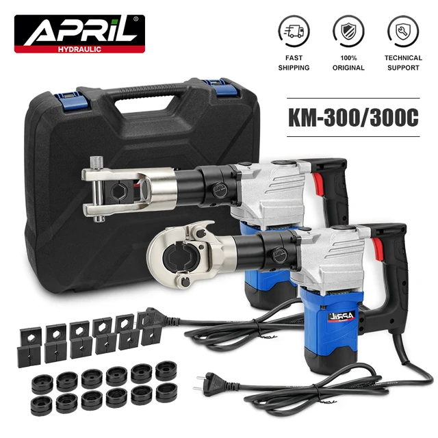 APRIL Perstang Prensa Multicapa Sertisseuse, Mini batería, herramientas de  Prensado hidráulico, prensado de cables, EC-300