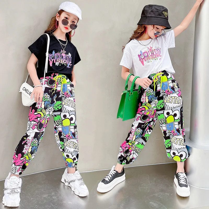 Boutique Outfits Teenagers Kids Clothes Suit Light Summer Korean Cute  Clothing Girls Clothes 10 12 Years Tracksuit for Children