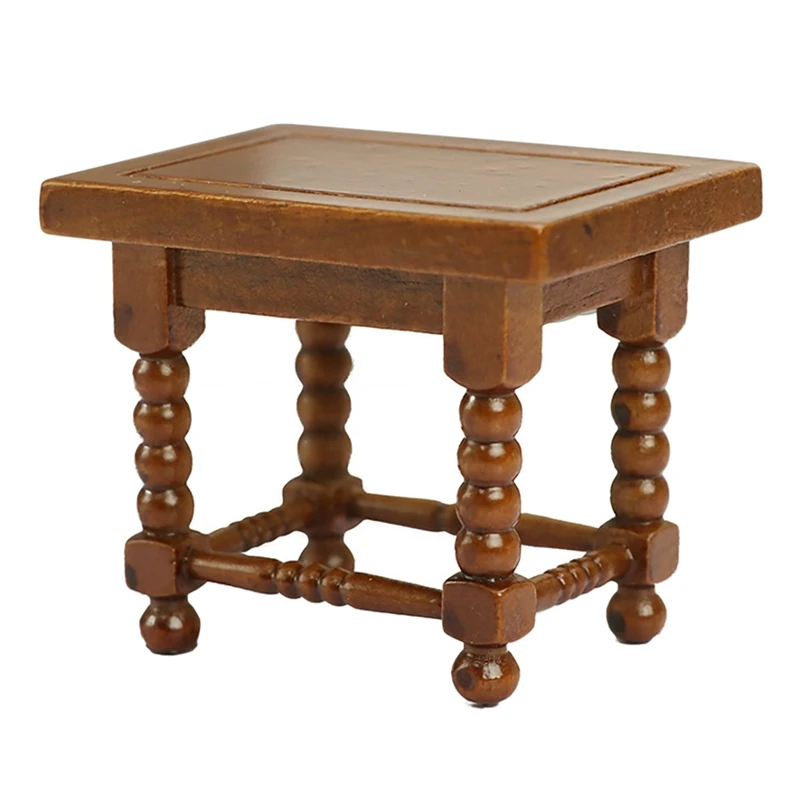 

1:12 миниатюрная мебель для кукольного домика деревянный стул Европейский классический стул для кукольного домика аксессуары