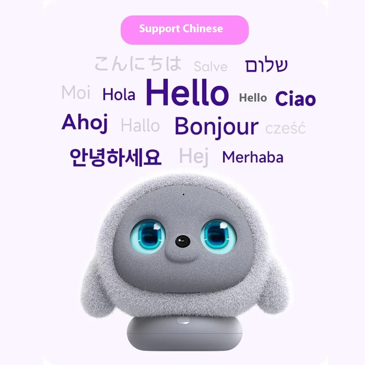 Ropet Smart Robot Toys Ai Dialogue Emotional Companion Pet Face Recognition Touch Sensing Desk Intelligent Robot Gifts