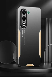 High - Quality Metal Aluminum Protective Case with Lens Guard and Anti - Fingerprint Finish for OPPO A5 5G (Gold)