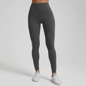 High Strength Compression Solid Color Soft Women Sport Pant Tight Butter High Waist Yoga Legging Athletic Gym Comprehensive Wear 1
