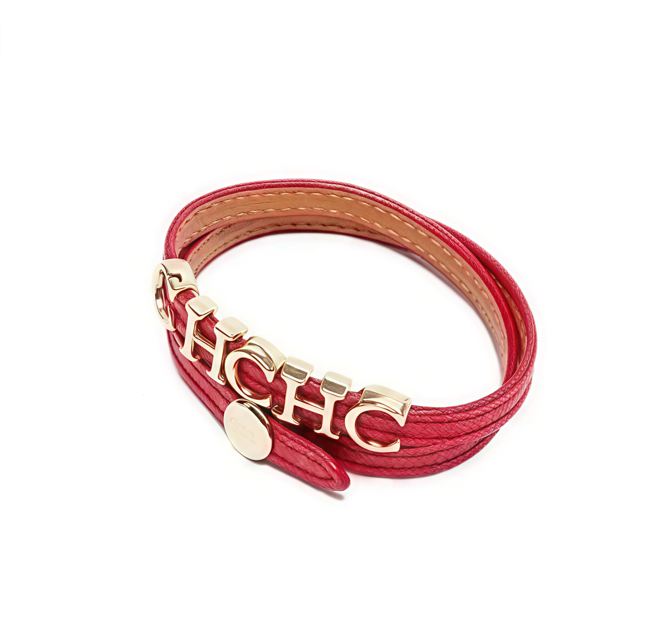 سلسلة عظمية أبجدية PU بلون صلب للسيدات ، زخرفة بحر...