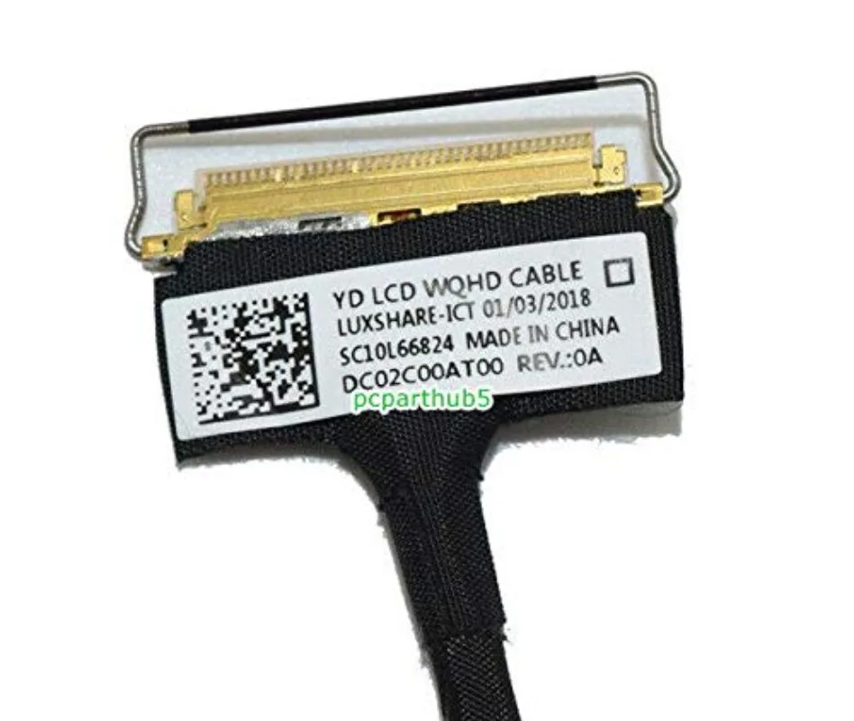 WQHD LCD EDP Video Cable for Lenovo Thinkpad X1 Carbon 6th Gen 20KG 20KH 01YR429 DC02C00BX00 01LV499 01LV500 DC02C000AT00 40Pin