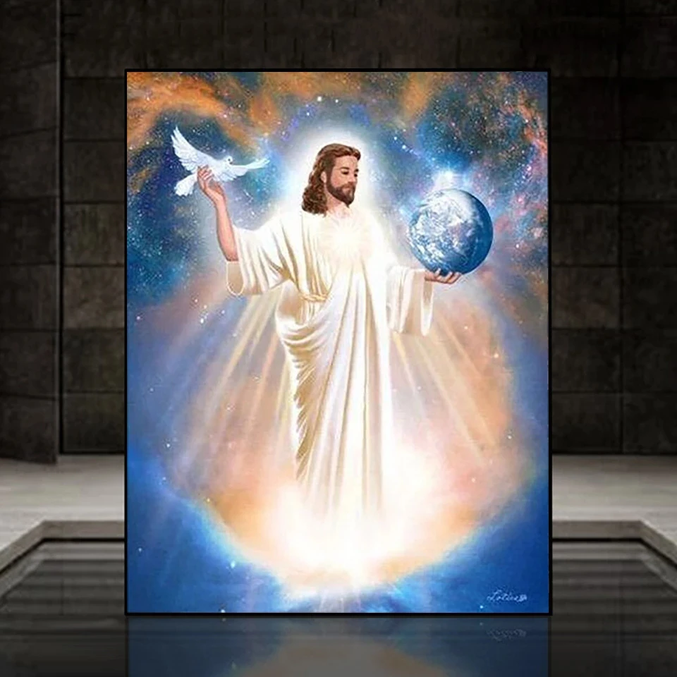 Diamond Painting Religion Jesus  Jesus Pattern Diamond Painting - 5d  Diamond - Aliexpress