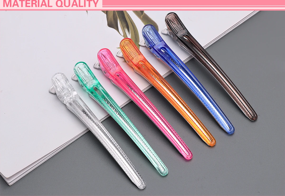 Professional Hairdressing Alligator Clips Set For Hair Styling_voghion.com