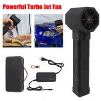 Turbo Jet Fan Handheld Powerful Air Blower LED Lighting Turbo Fan 64mm Brushless Motor Electric Duct Fan Thrust Blower 1