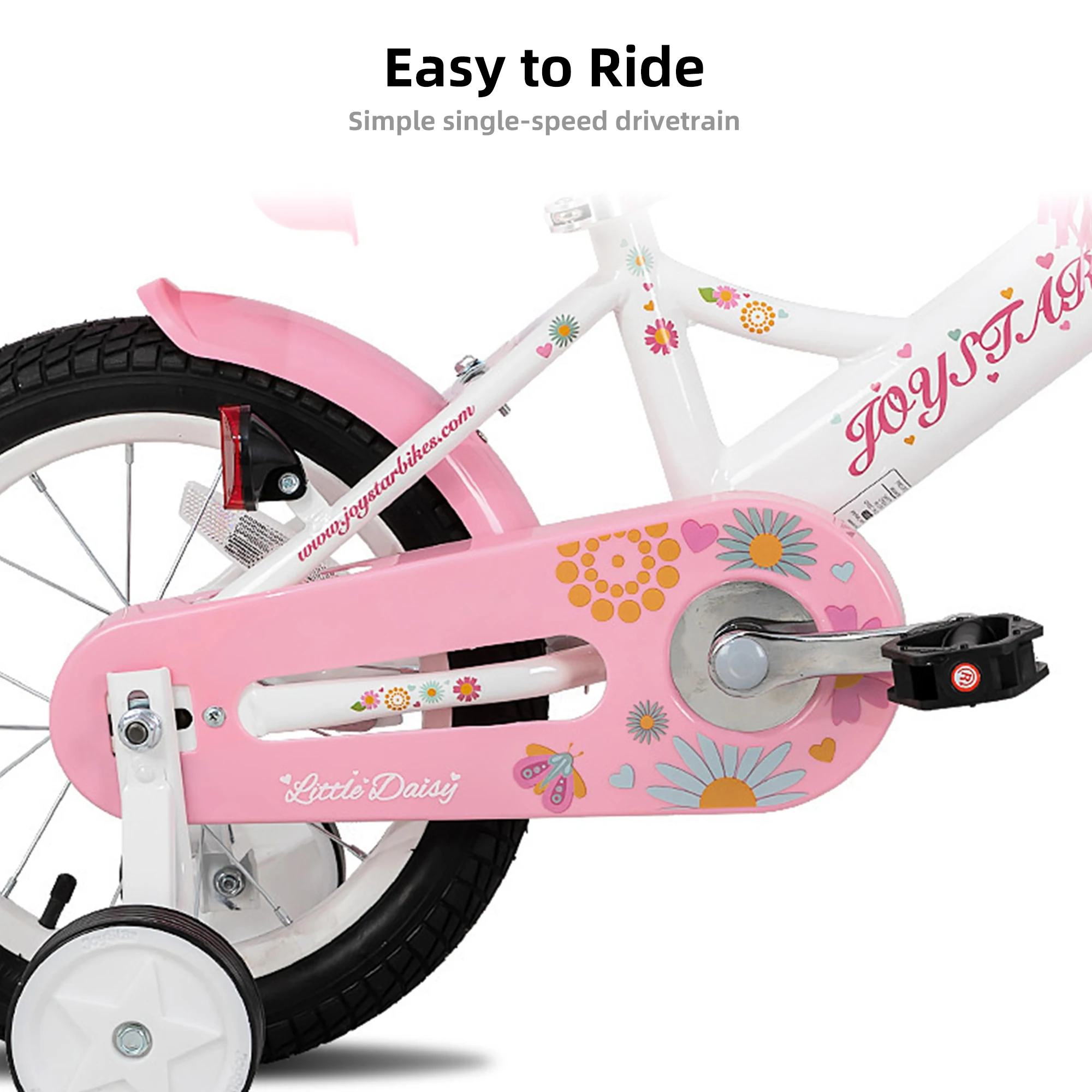 Kids Bike with Streamers & Doll Seat 4