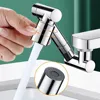 1440° Rotatable Scalable Metal Faucet Aerator Bathroom Tap Splash-proof Bubbler Faucet Filter Nozzle Tap Saving Water Extender 2