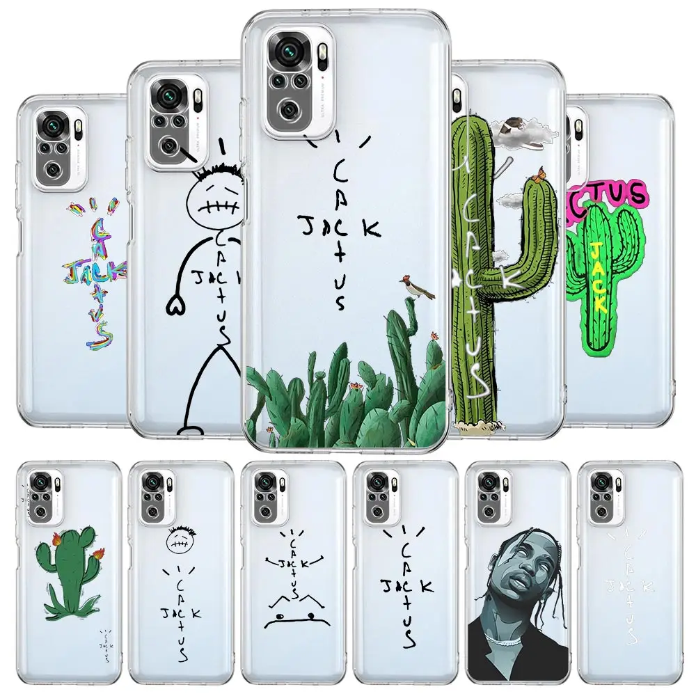 

Astroworld Travis Scott New Square Clear Phone Case For Xiaomi Redmi Note 12 11 9S 9 8 10 Pro+ 7 8T 9C 9A 8A K40 Gaming Cover