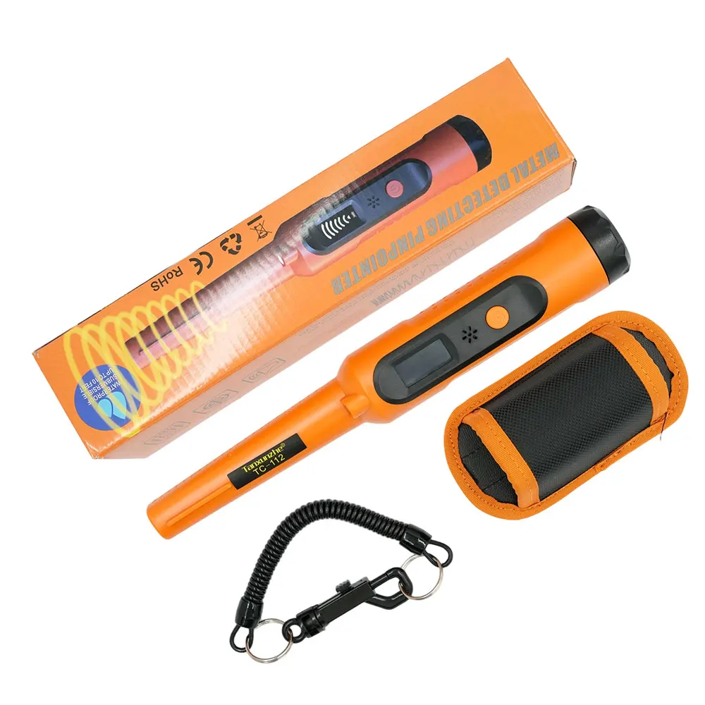 Handheld Metal Positioning Rod Underground Metal Detector GP Pointer Handheld 360° High Sensitivity Gold Diggers Detector TC-112
