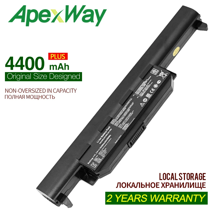 Apexway 4400mAh A32K55 A33K55 A41K55 Laptop Battery For ASUS A45 K45 K55 K55A K55DE K55DR